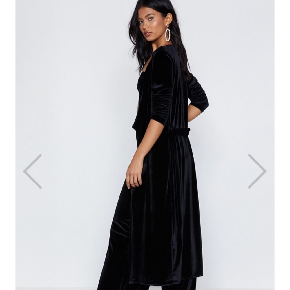 Magic Number Velvet Top Pants and Jacket Set